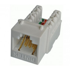 DINTEK CAT.6 網路資訊插座 GE-DI-1305-04017 KEYSTONE 可配合專用工具夾 快速